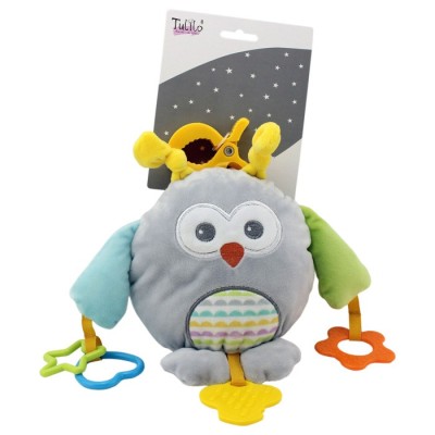 Подвесная игрушка с клипсой Tulilo Сова (9129)