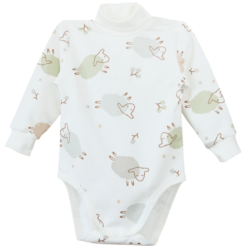 Боди-гольф Minikin р.86 молочный с рисунком (231350186)