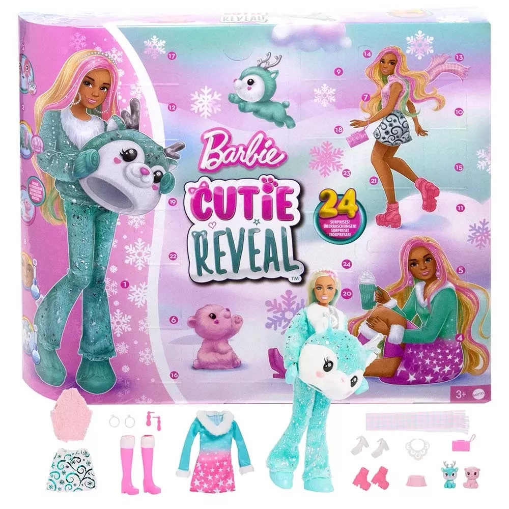 Игровой набор Barbie Адвент-календарь Cutie Reveal (HJX76)