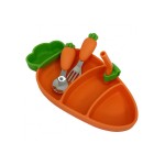 Силиконовый набор для кормления Морква (0121)