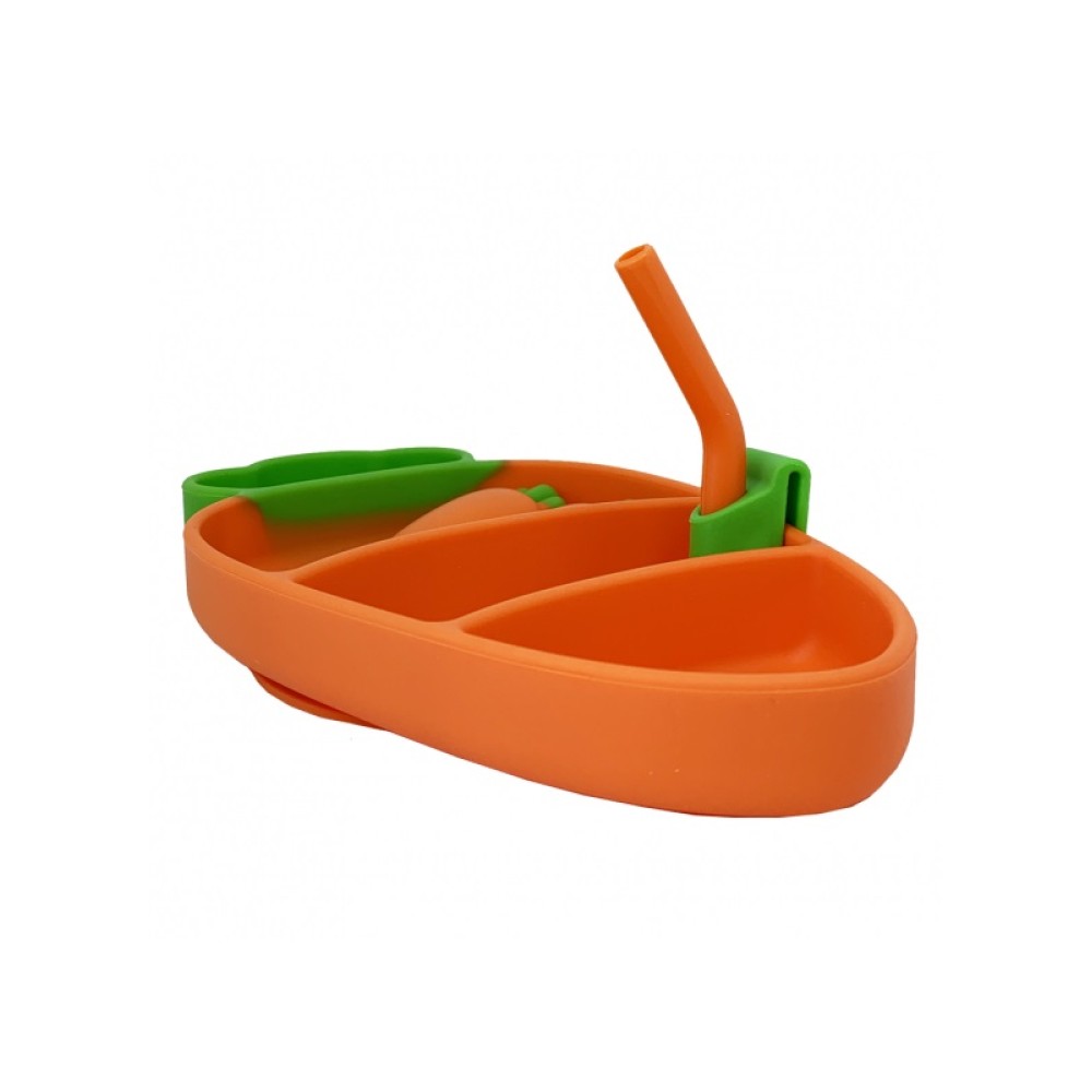 Силиконовый набор для кормления Морква (0121)