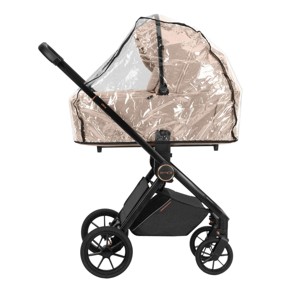 Carrello Ultra NF CRL-6525 - легкая детская коляска 2в1 с компактным складыванием, всесезонная • Antique Beige