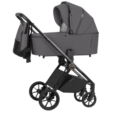 Carrello Ultra NF CRL-6525 - легкая детская коляска 2в1 с компактным складыванием, всесезонная • Sonic Grey