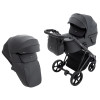 Коляска 2 в 1 Bair Zoom Eco, черный (ZE-12)