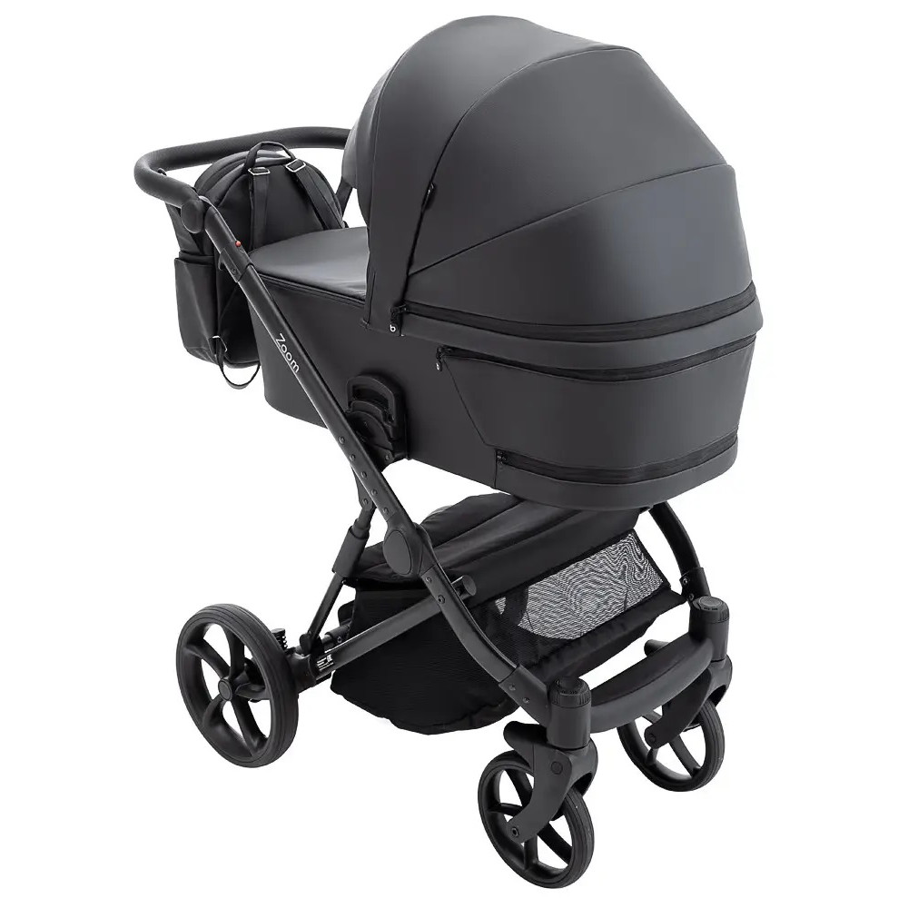 Коляска 2 в 1 Bair Zoom Eco, черный (ZE-12) Коляска 2 в 1 Bair Zoom Eco, черный (ZE-12)