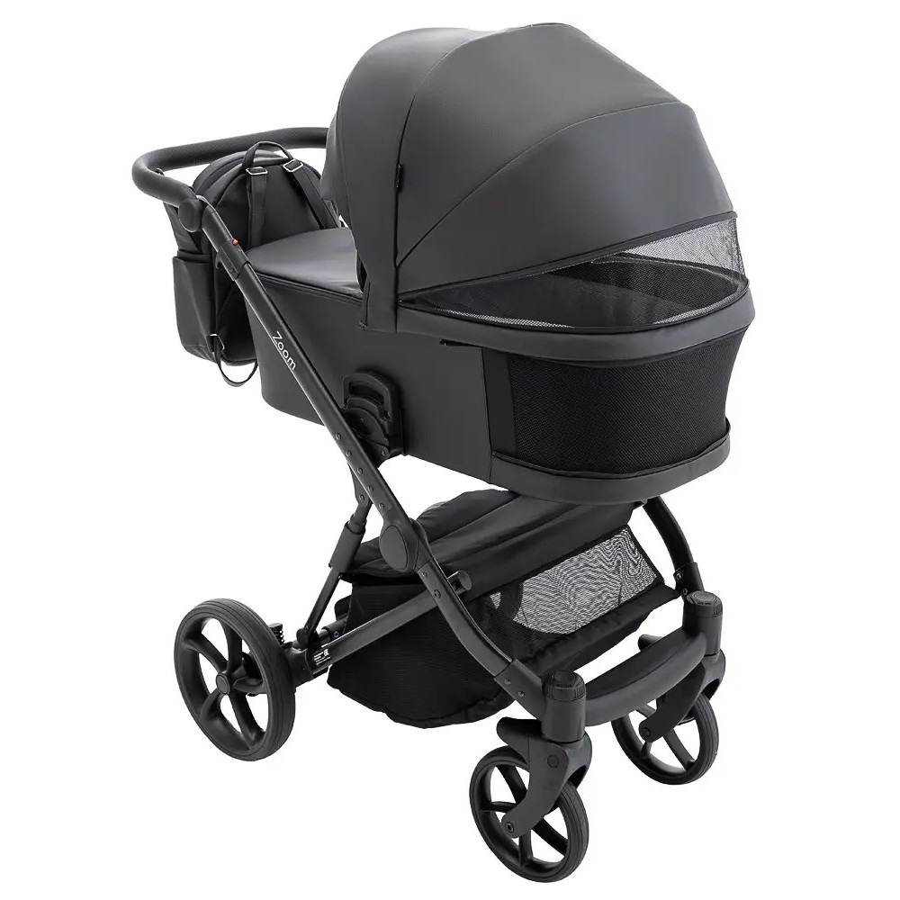 Коляска 2 в 1 Bair Zoom Eco, черный (ZE-12) Коляска 2 в 1 Bair Zoom Eco, черный (ZE-12)