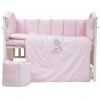Постільний комплект Babycentre & Twins Welcome to the world 6 ел. рожевый (4012-BTWW-08)