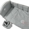 Постільний комплект Babycentre & Twins Welcome to the world 6 ел. сірий (4012-BTWW-10)