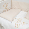 Постільний комплект Twins Dolce Loving bear 7 ел. білий/беж (4075-DLB-02)