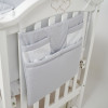 Постільний комплект Twins Dolce Loving bear 7 ел. білий/сірий (4075-DLB-10)