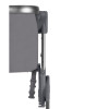 Carrello Aria CRL-15501 - дитяче приставне ліжечко від народження (4 колеса, регулювання по висоті, в комплекті москітна сітка та великий кошик для речей) • Cloud Grey