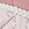 Постільний комплект Twins Fluffy 7 ел. рожева пудра (4076-TFP-24)