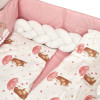Постільний комплект Twins Fluffy 7 ел. рожева пудра (4076-TFP-24U)