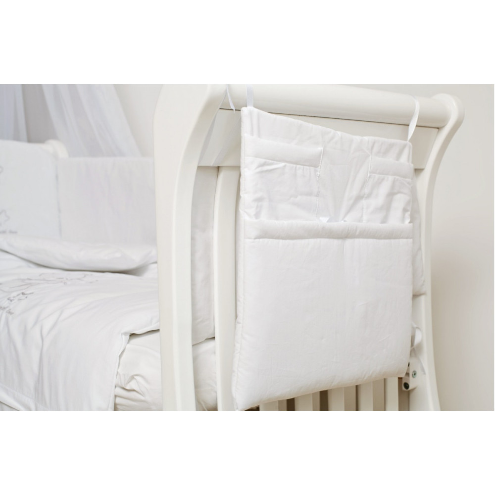 Постільний комплект Twins Dolce Loving bear 8 ел. білий (4062-D-010)