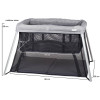 Кроватка-манеж 3в1 BabyGO Dreams, бежевый (4702)
