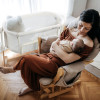 Дитяче приставне ліжечко 2в1 BabyGo Amila, крем (4151)