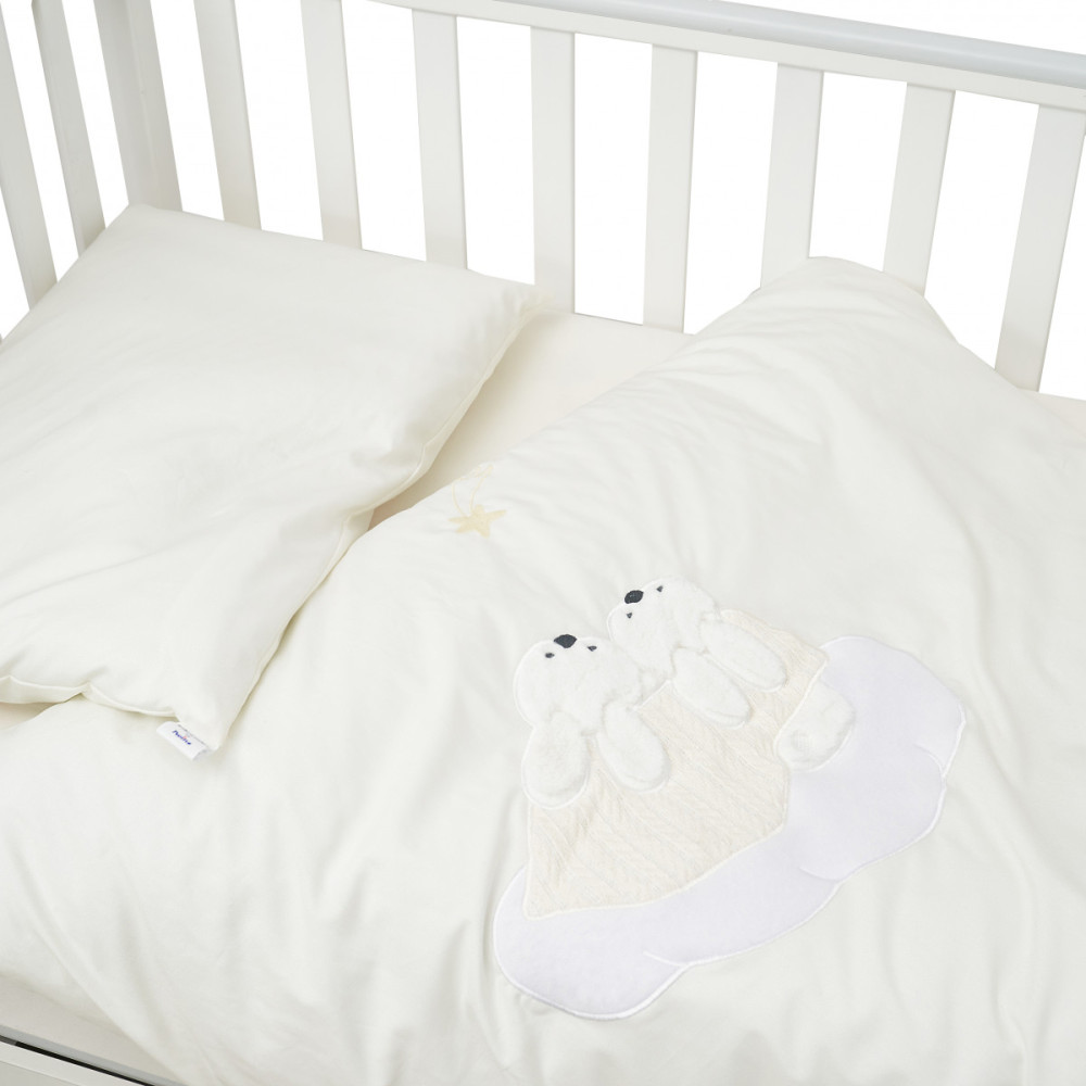 Змінна постіль Babycentre & Twins Moonlight 3 ел. світлий беж (4011-ZBTMO-202)