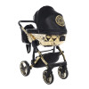 Коляска 2 в 1 Junama Hand Craft 05 Black-Gold (J-HC-05)