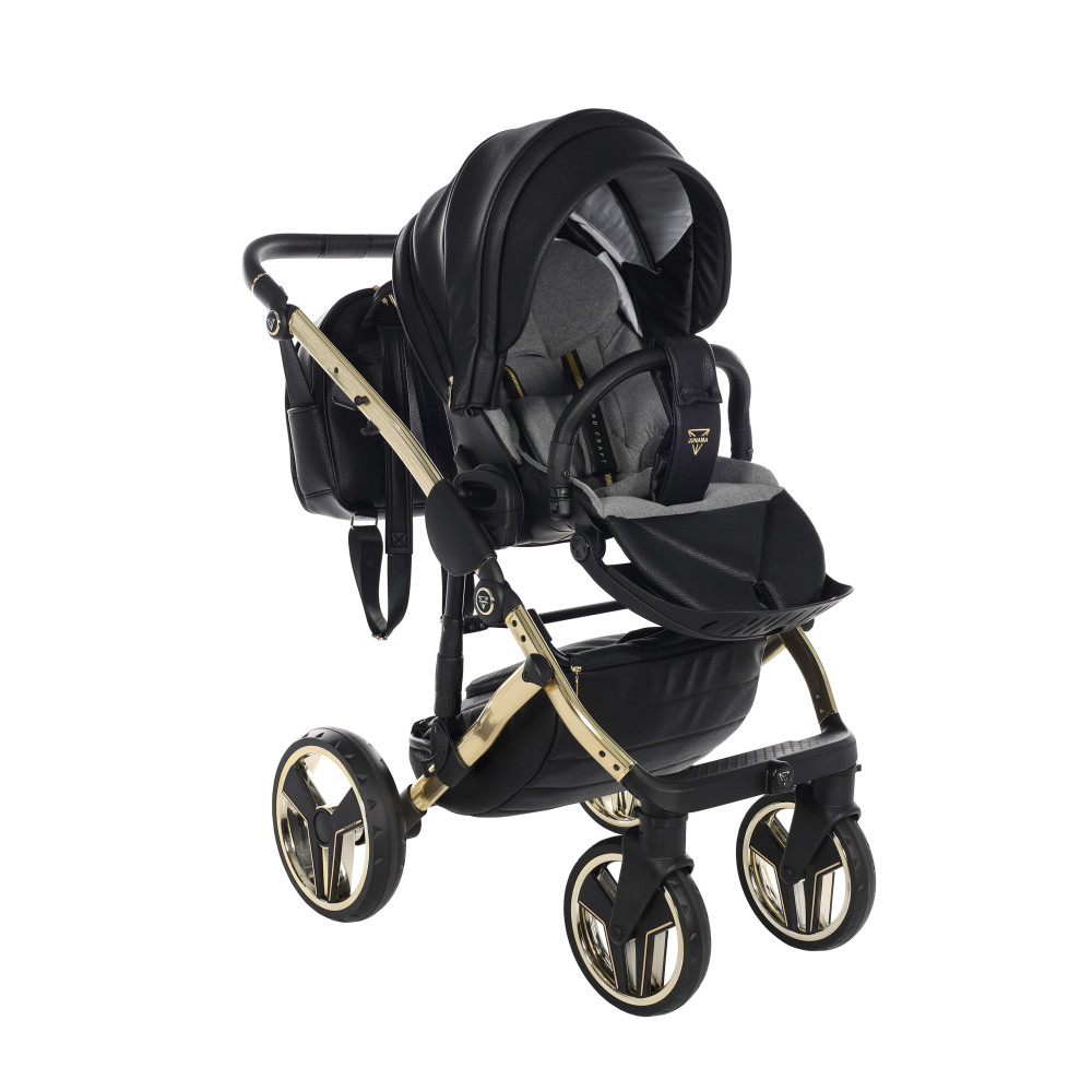 Коляска 2 в 1 Junama Hand Craft 05 Black-Gold (J-HC-05) Коляска 2 в 1 Junama Hand Craft 05 Black-Gold (J-HC-05)