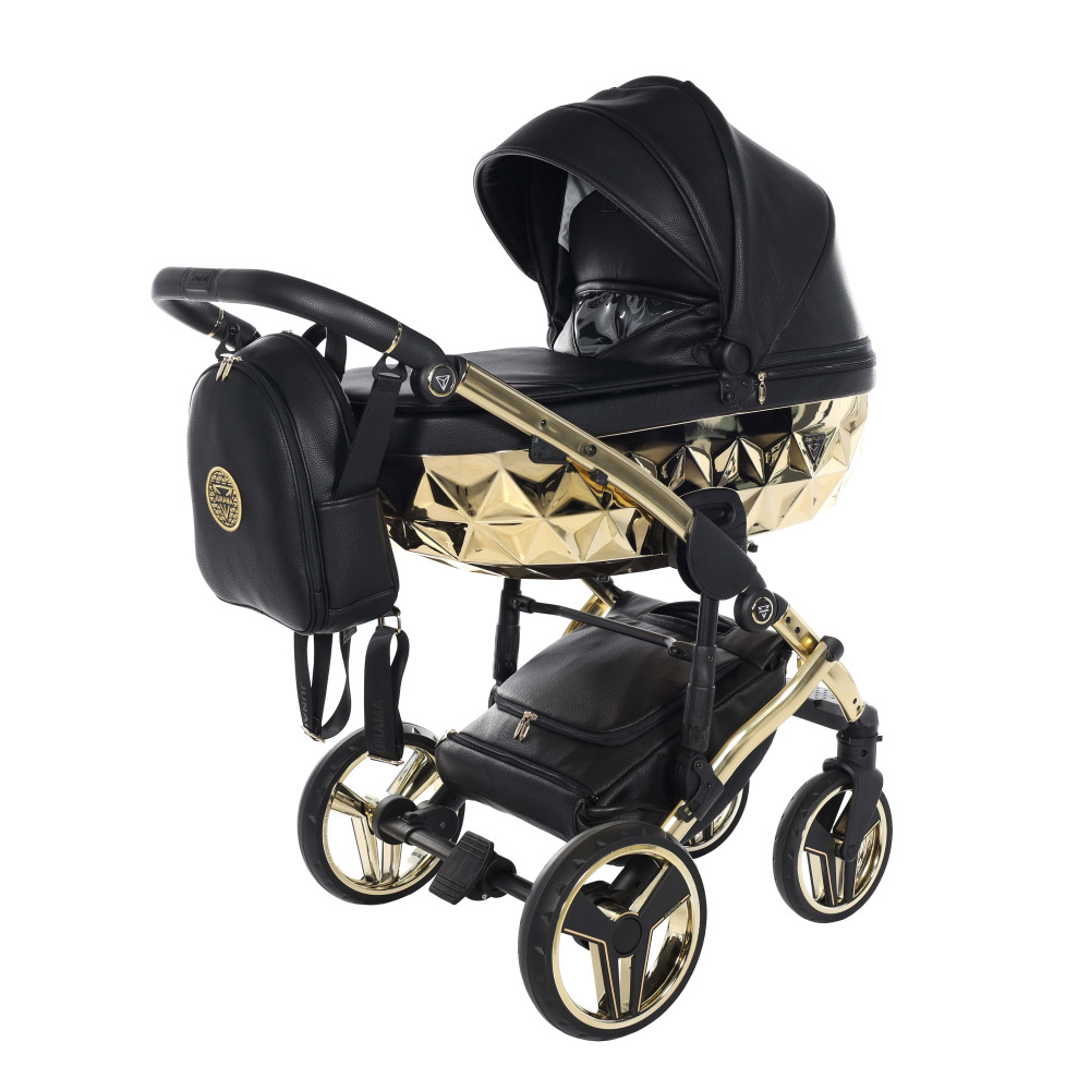 Коляска 2 в 1 Junama Hand Craft 05 Black-Gold (J-HC-05) Коляска 2 в 1 Junama Hand Craft 05 Black-Gold (J-HC-05)