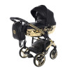 Коляска 2 в 1 Junama Hand Craft 05 Black-Gold (J-HC-05)