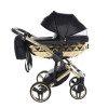 Коляска 2 в 1 Junama Hand Craft 05 Black-Gold (J-HC-05)
