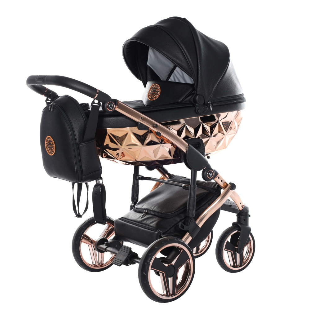 Коляска 2 в 1 Junama Hand Craft 06 Black-Copper (J-HC-06)