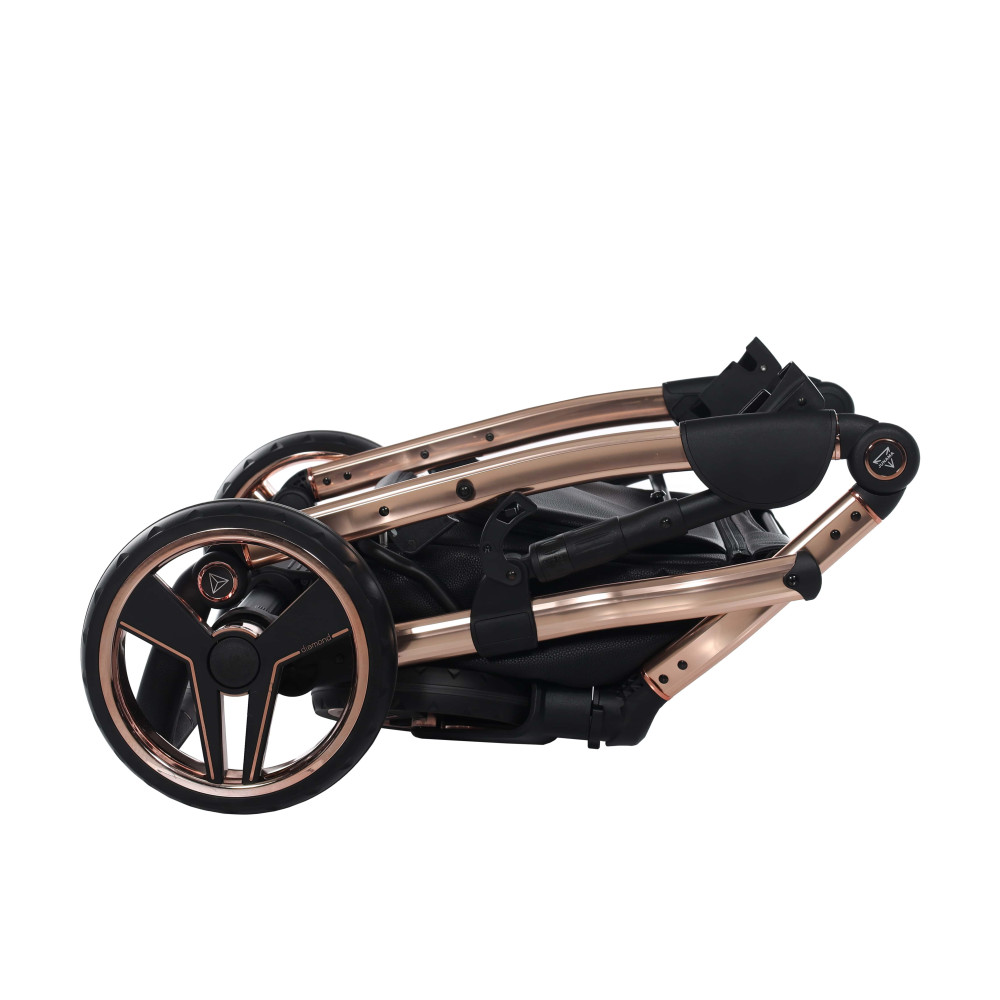 Коляска 2 в 1 Junama Hand Craft 06 Black-Copper (J-HC-06)