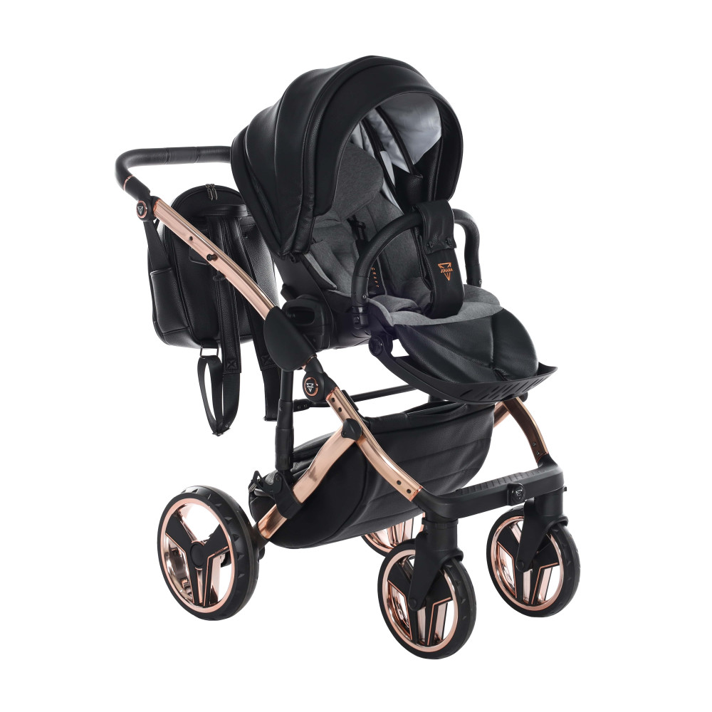 Коляска 2 в 1 Junama Hand Craft 06 Black-Copper (J-HC-06)