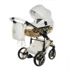 Коляска 2 в 1 Junama Hand Craft 08 White-Gold (J-HC-08)