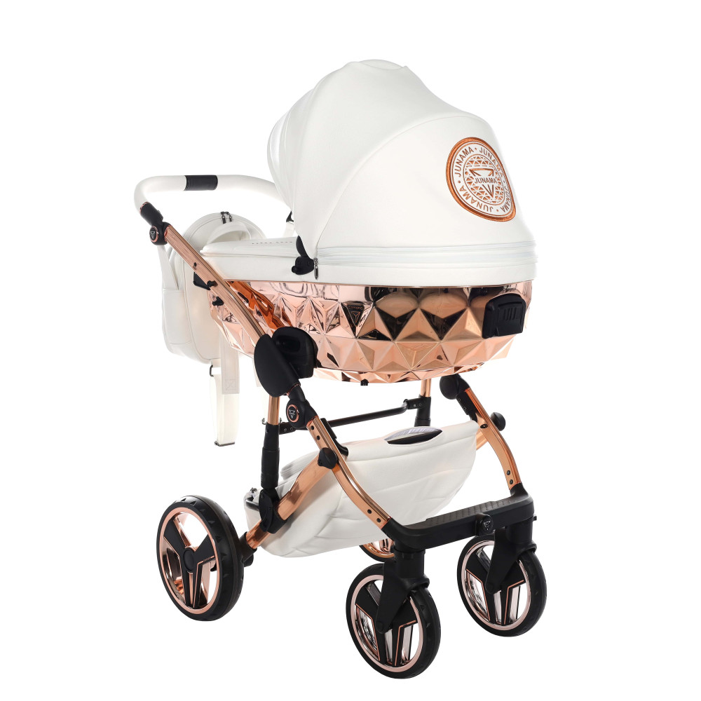 Коляска 2 в 1 Junama Hand Craft 09 White-Copper (J-HC-09)
