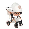 Коляска 2 в 1 Junama Hand Craft 09 White-Copper (J-HC-09)