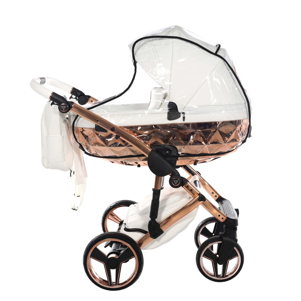 Коляска 2 в 1 Junama Hand Craft 09 White-Copper (J-HC-09)