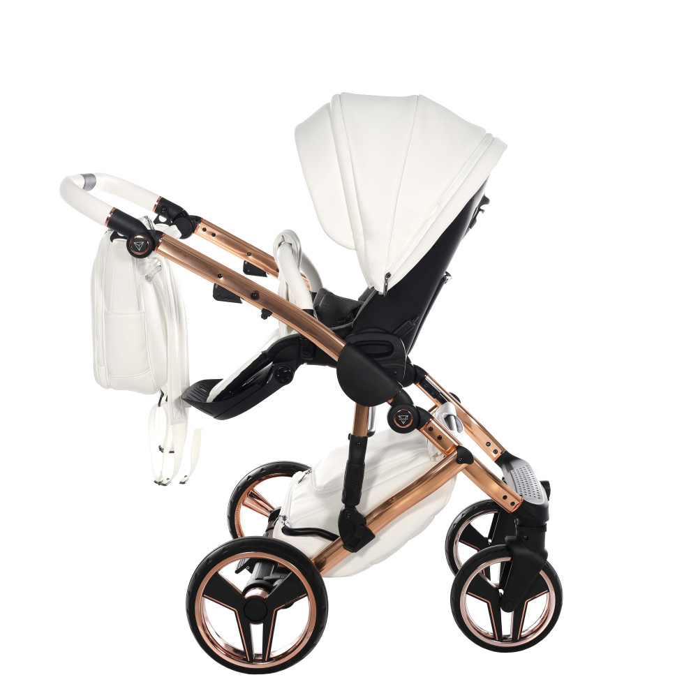 Коляска 2 в 1 Junama Hand Craft 09 White-Copper (J-HC-09)