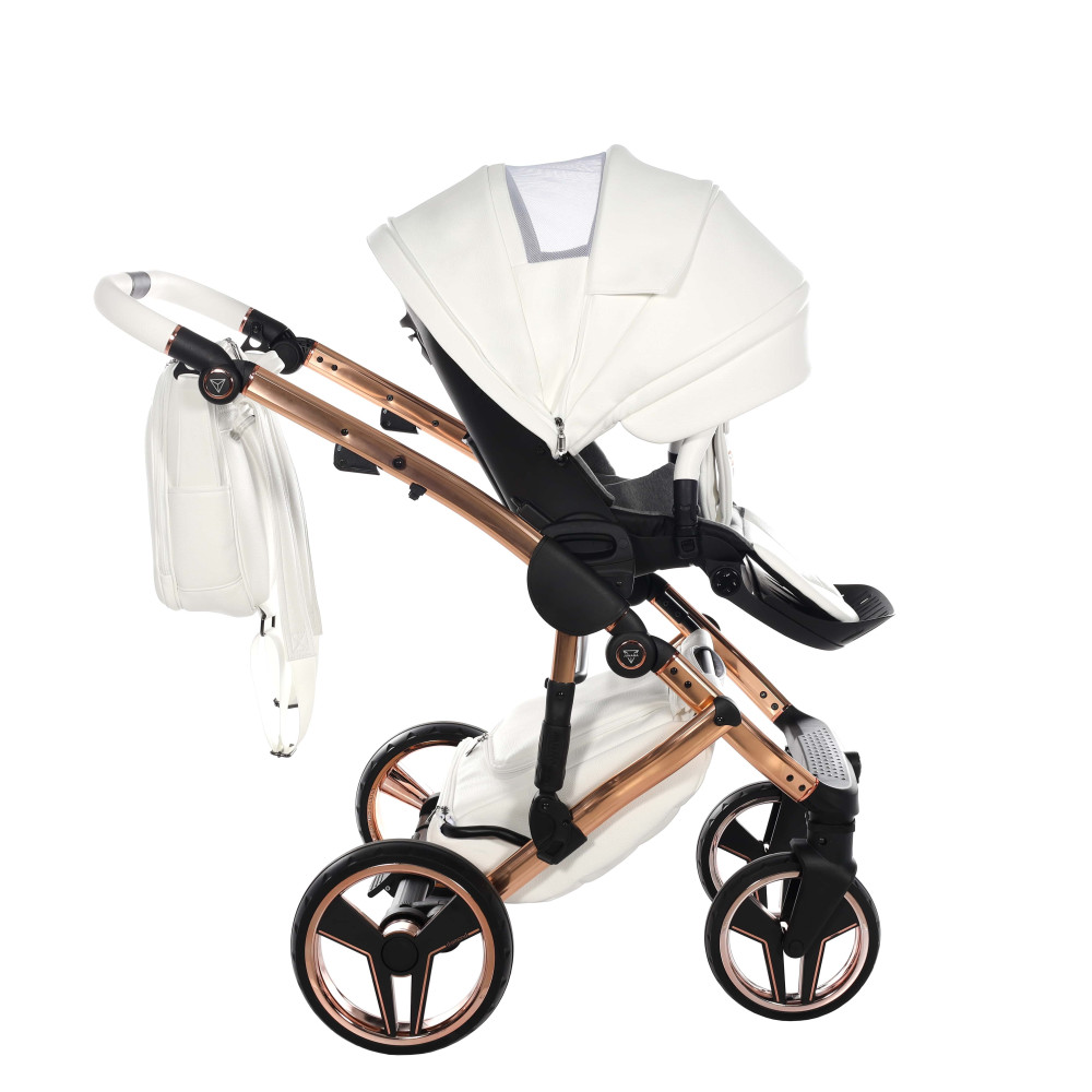 Коляска 2 в 1 Junama Hand Craft 09 White-Copper (J-HC-09)