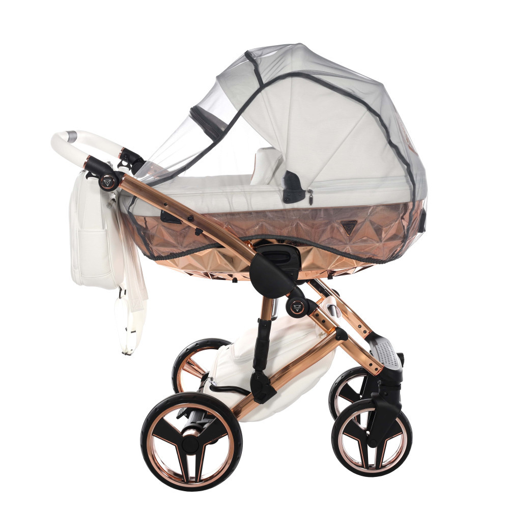 Коляска 2 в 1 Junama Hand Craft 09 White-Copper (J-HC-09)