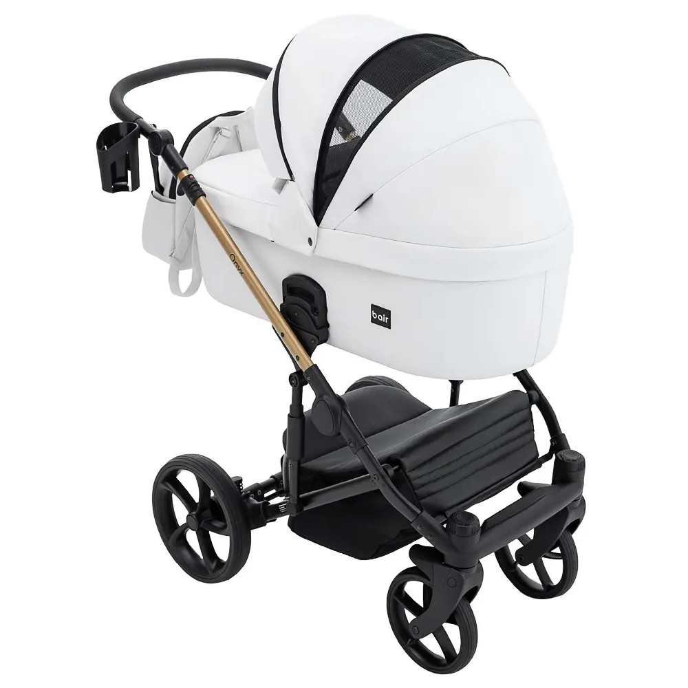 Коляска 2 в 1 Bair Onyx Eco, білий (OE-02) Коляска 2 в 1 Bair Onyx Eco, білий (OE-02)