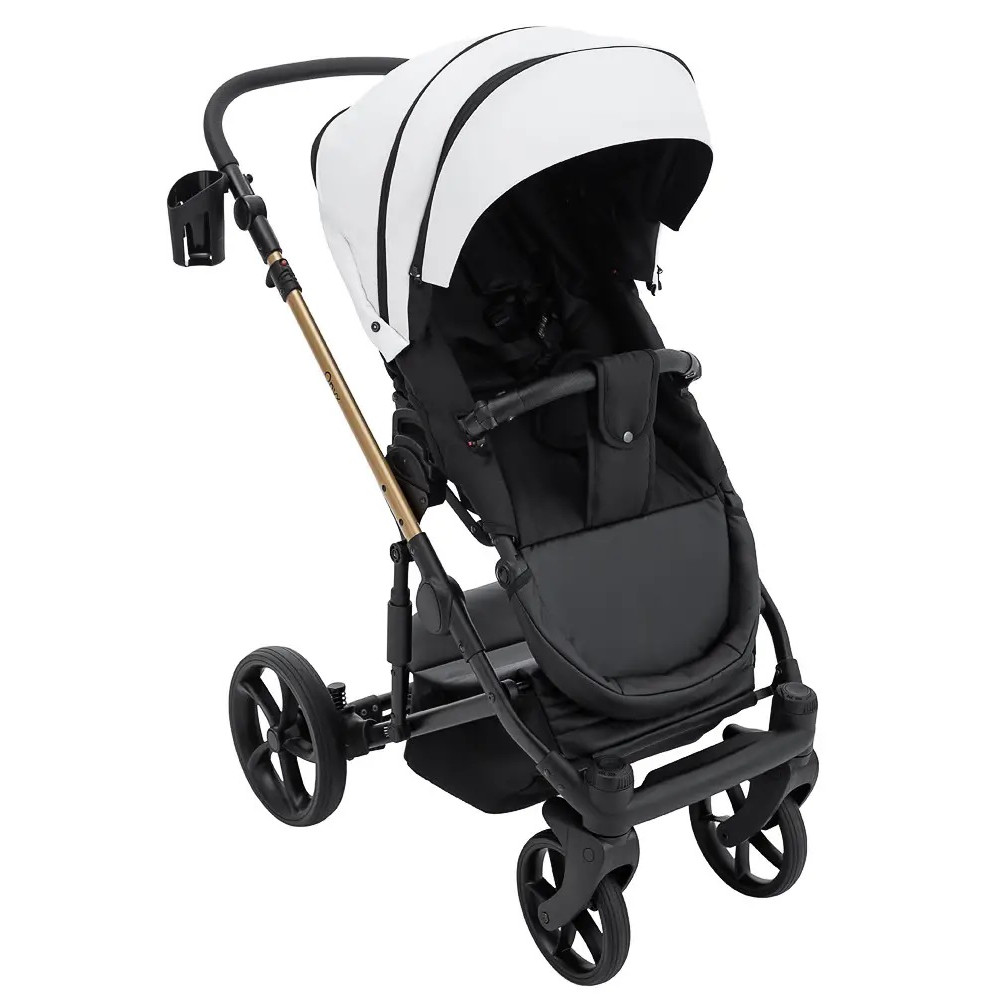 Коляска 2 в 1 Bair Onyx Eco, білий (OE-02) Коляска 2 в 1 Bair Onyx Eco, білий (OE-02)