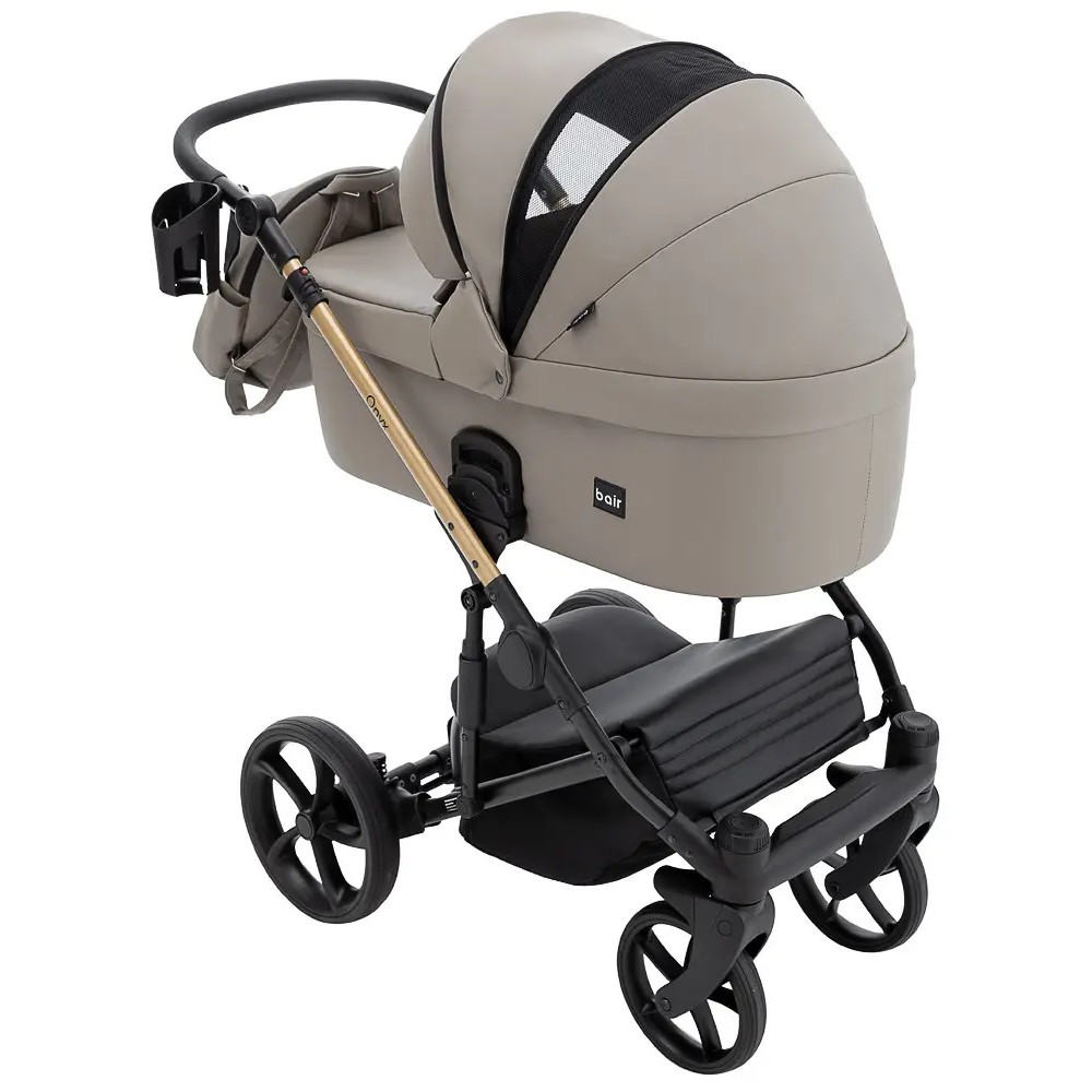 Коляска 2 в 1 Bair Onyx Eco, капучино (OE-04)