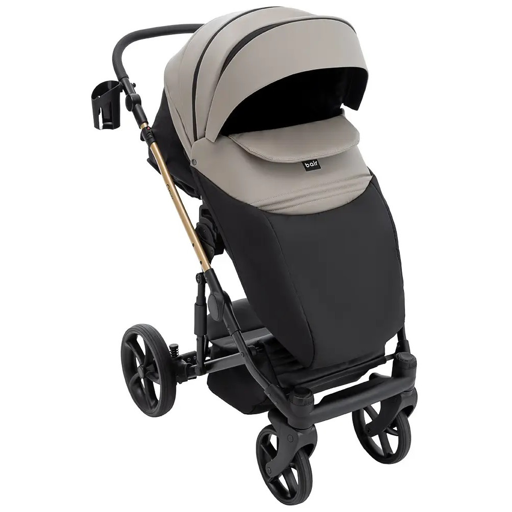Коляска 2 в 1 Bair Onyx Eco, капучино (OE-04)