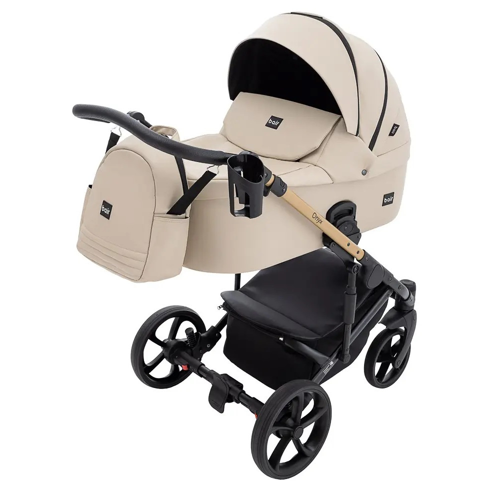 Коляска 2 в 1 Bair Onyx Eco, бежевий (OE-41)