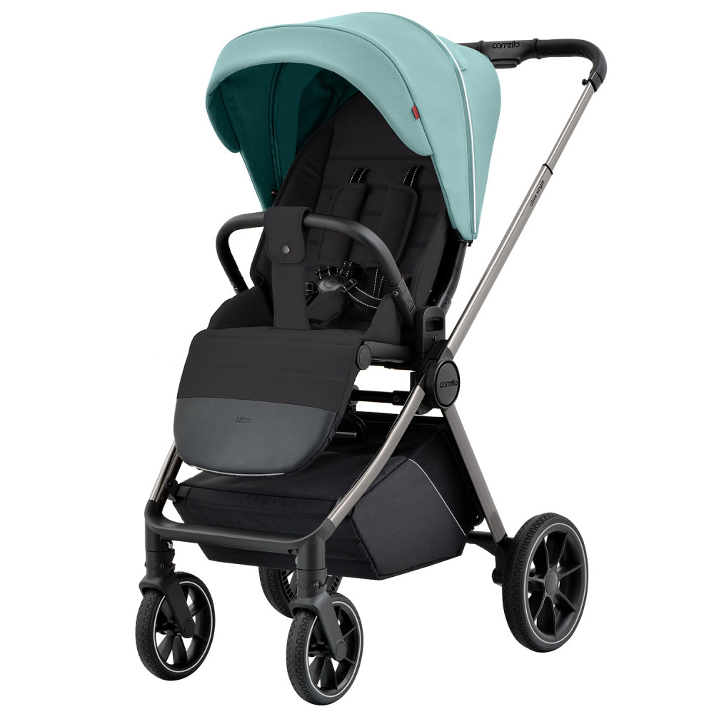 Carrello Ultra CRL-5525 - прогулочная коляска с реверсивным блоком (сиденье устанавливается лицом к маме), регулируется высота капюшона, компактно складывается • Avocado Green