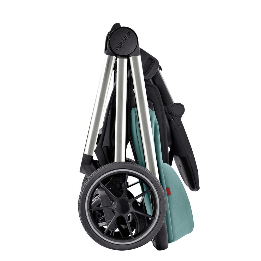 Carrello Ultra CRL-5525 - прогулочная коляска с реверсивным блоком (сиденье устанавливается лицом к маме), регулируется высота капюшона, компактно складывается • Avocado Green