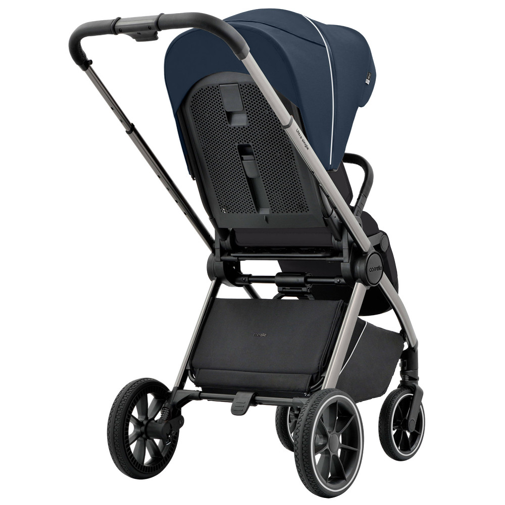 Carrello Ultra CRL-5525 - прогулочная коляска с реверсивным блоком (сиденье устанавливается лицом к маме), регулируется высота капюшона, компактно складывается • Horizon Blue