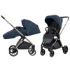 Carrello Ultra CRL-5525 - прогулочная коляска с реверсивным блоком (сиденье устанавливается лицом к маме), регулируется высота капюшона, компактно складывается • Horizon Blue