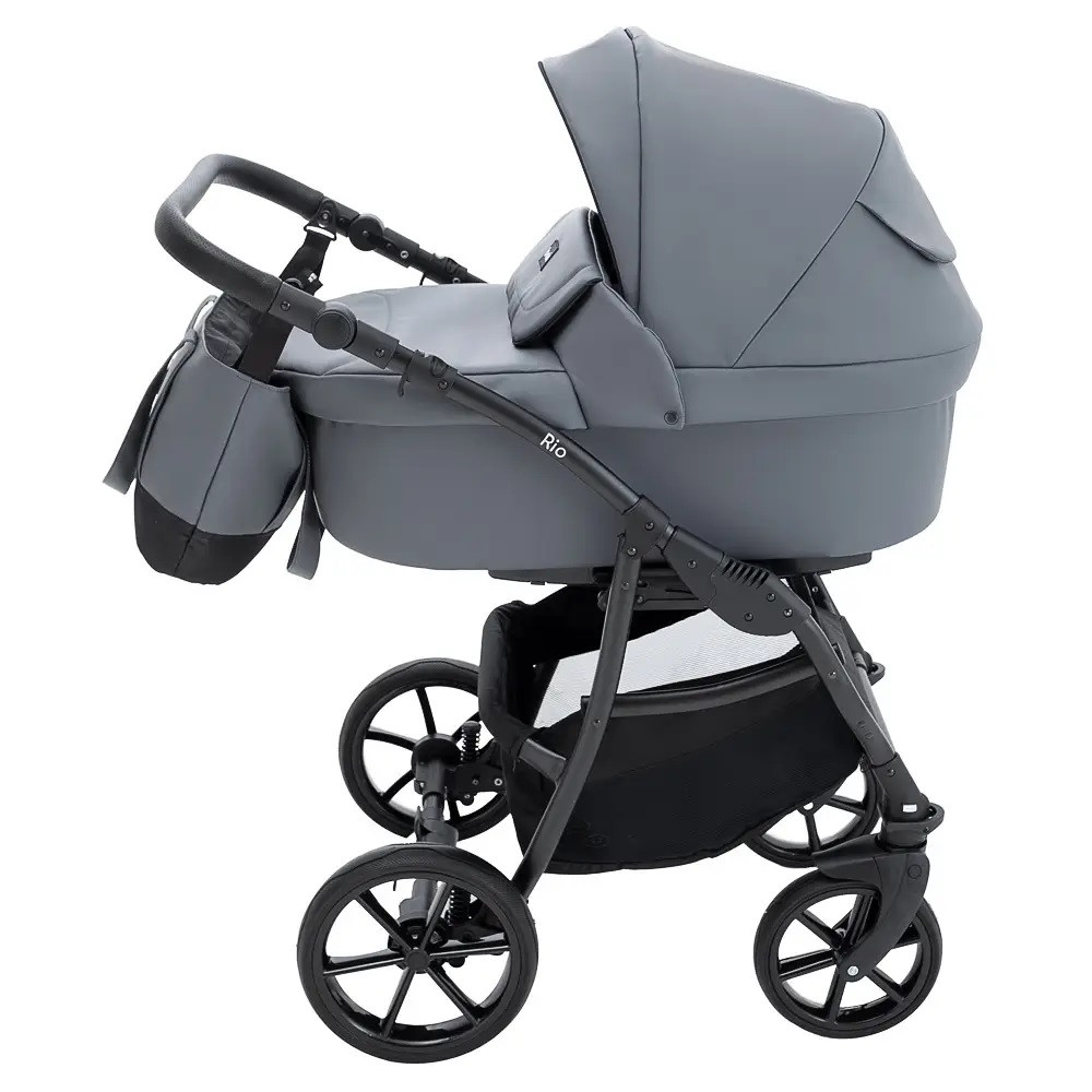 Коляска 2 в 1 Bair Rio Eco, графіт (RE-47) Коляска 2 в 1 Bair Rio Eco, графіт (RE-47)