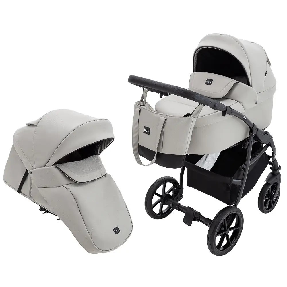 Коляска 2 в 1 Bair Rio Soft, латте (BR-04) Коляска 2 в 1 Bair Rio Soft, латте (BR-04)