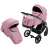 Коляска 2 в 1 Bair Rio Soft, розовый (BR-01)