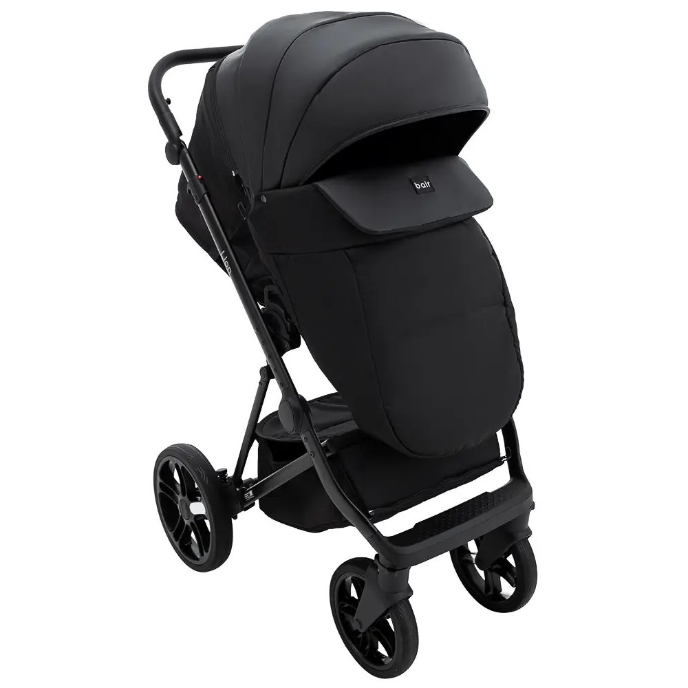 Коляска 2 в 1 Bair Lion Eco, чорний (LE-12)