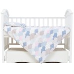 Сменная постель Twins Comfort line Тучки, 3 эл. беж/голубой (3054-C-04)